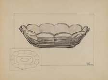 Fruit Dish, c. 1937. Creator: Hugh Clarke.