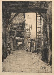 The Lime-burner, 1851. Creator: James McNeill Whistler (American, 1834-1903).