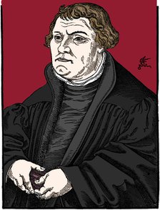Martin Luther German Protestant reformer, 1546. Artist: Unknown.