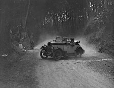 Triumph taking part in a motoring trial, c1930s. Artist: Bill Brunell.