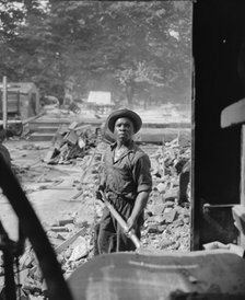 Construction workman, Washington, D.C, 1942. Creator: Gordon Parks.