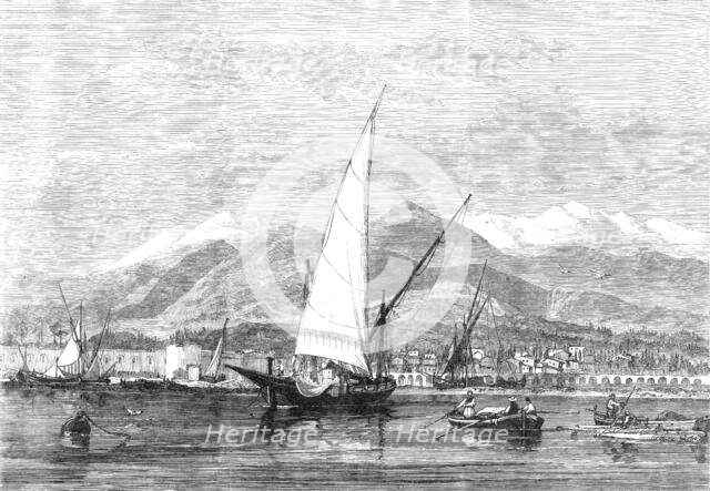 View of Santa Maura, destroyed by an earthquake, 1870. Creator: Unknown.