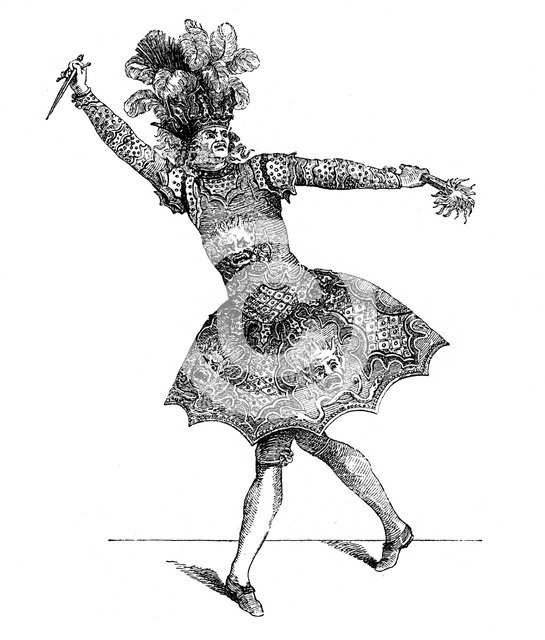 Ballet Costume, (1885).Artist: Martin