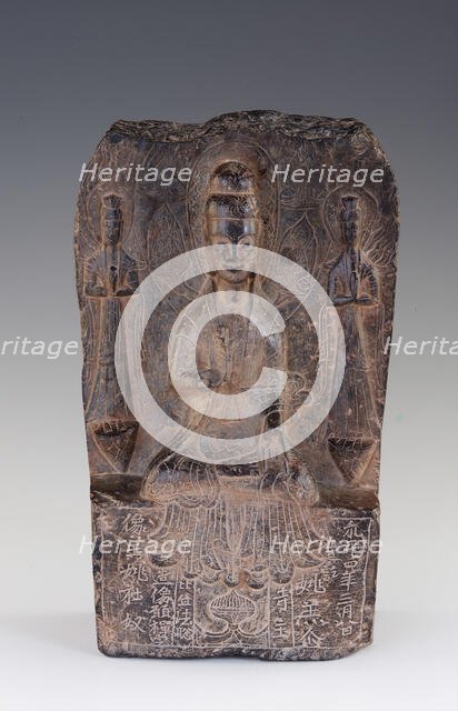 Buddhist stele, Northern Wei dynasty, dated 511. Creator: Unknown.