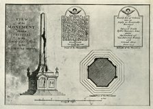 'The Holwell Monument, c1820', (1925). Creator: Unknown.