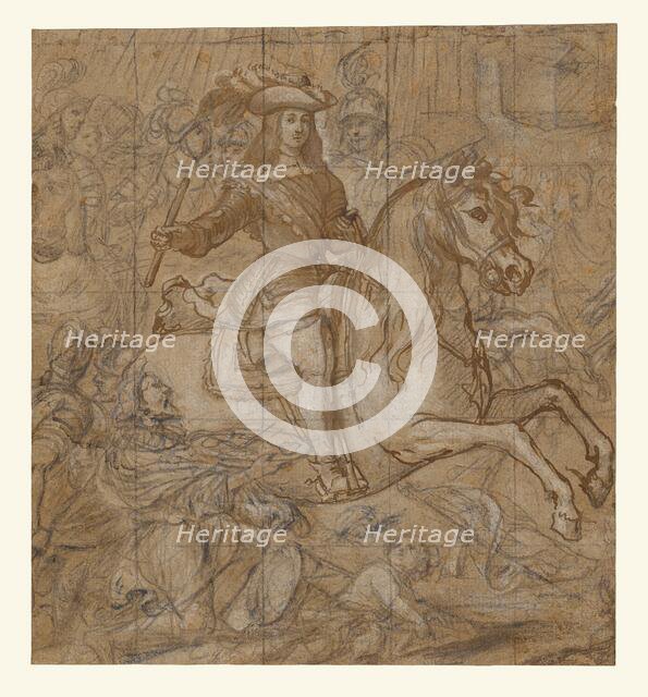 Equestrian Portrait of Don Juan José of Austria, about 1660-1680. Creator: Jose Ximenez Donoso.