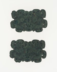 Pair of Ornaments, Eastern Zhou dynasty, Warring States period, c. 4th/3rd century B.C. Creator: Unknown.