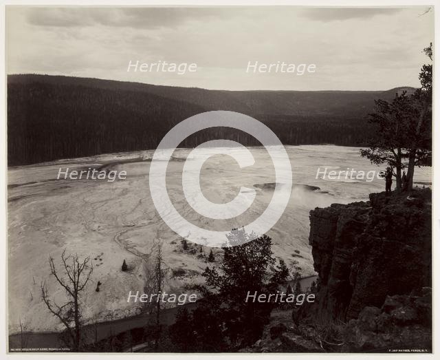 Hell's Half Acre, Prismatic Springs, c. late 1880s. Creator: Frank Jay Haynes (American, 1853-1921).
