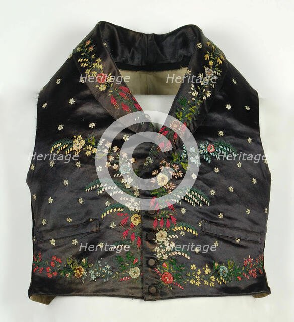 Vest, French, 1840-60. Creator: Unknown.