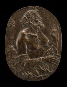 A Satyr, late 15th or early 16th century. Creator: Master of the Martelli Mirror.