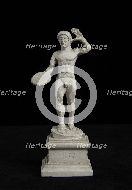 Statuette of discus-thrower, 480-460 BC. Artist: Unknown.