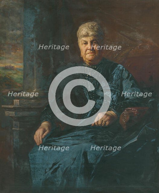 Portrait of Countess Csákyová, 1923. Creator: Andrej Baca.