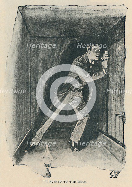 'I Rushed To The Door', 1892. Artist: Sidney E Paget.