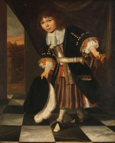 Portrait of a Boy, called The Young Son of Admiral van Nes (The Admiral's Son), 1669. Creator: François Verwilt.