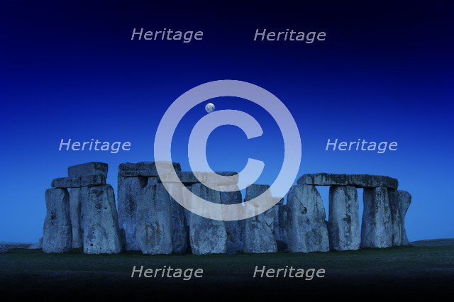 Stonehenge, Wiltshire, c2015. Artist: James O Davies.