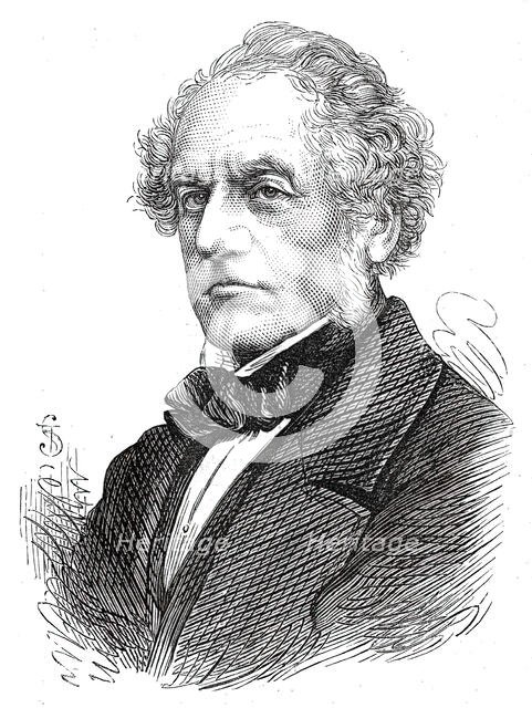 The late Viscount Galway, M.P., 1876. Creator: Unknown.