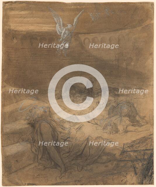 Christian Martyrs, 1869/1871. Creator: Gustave Doré.