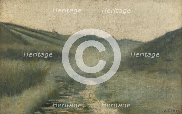 Morning fog, Dielette - Flamanville, 1887. Creator: Alphonse Osbert.