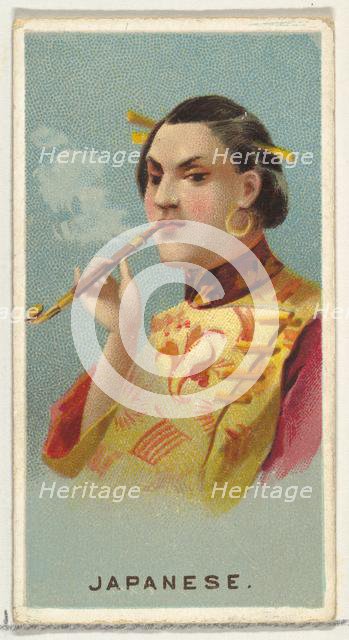 Japanese, from World's Smokers series (N33) for Allen & Ginter Cigarettes, 1888. Creator: Allen & Ginter.