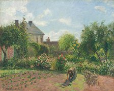 The Artist's Garden at Eragny, 1898. Creator: Camille Pissarro.