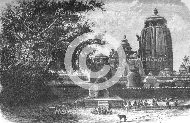 'The Black Pagoda near the Temple of Juggernath; Notes on the Ancient Temples of India', 1875. Creator: Unknown.