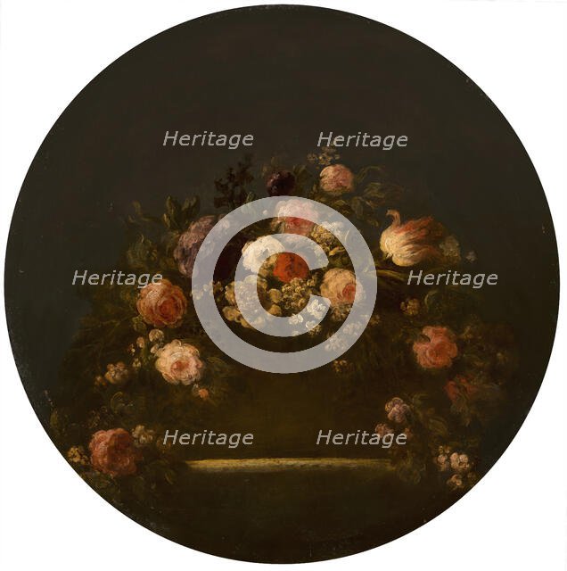 Flowers in a Vase, c1695-1741. Creator: Giovanni Antonio Pellegrini.