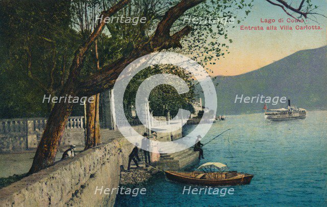 'Lago di Como. Entrata alla Villa Carlotta', c1888.  Artist: Unknown.