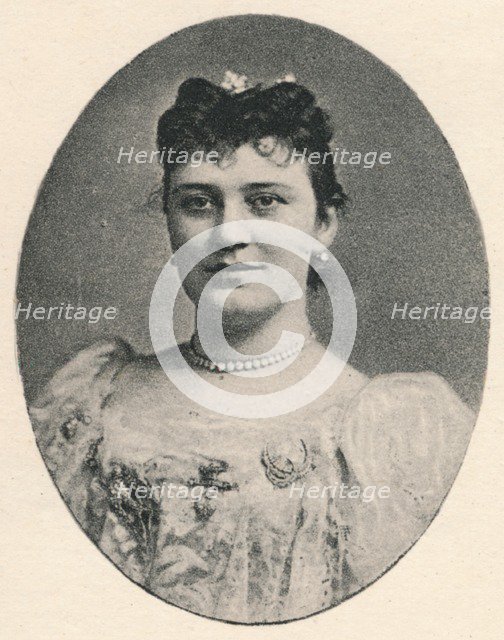 'Nordica', c1880, (1895). Artist: F Jenkins Heliog.