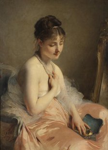 The Pearl-necklace, c19th century. Creator: Charles Chaplin.