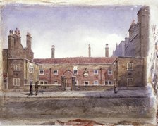 Stafford Alms Houses, Gray's Inn Road, London, 1882 Artist: John Crowther