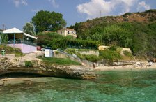 Agios Thomas Beach, Kefalonia, Greece.