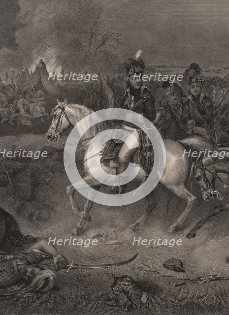 General Jean-Baptiste Kléber (1753-1800) in the Battle of Heliopolis , .
