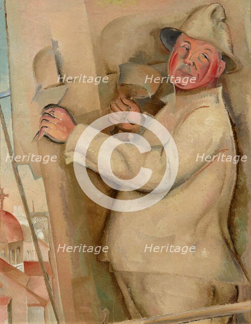 Portrait of Nemisio Brazzola, stonemason, 1932. Creator: Bailly, Alice (1872-1938).