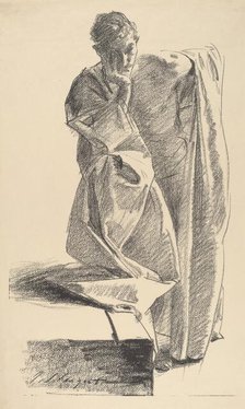 Study of a Young Man. Creator: John Singer Sargent.