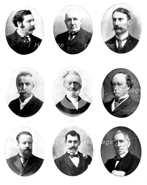 Various portraits, 1898. Creator: Unknown.