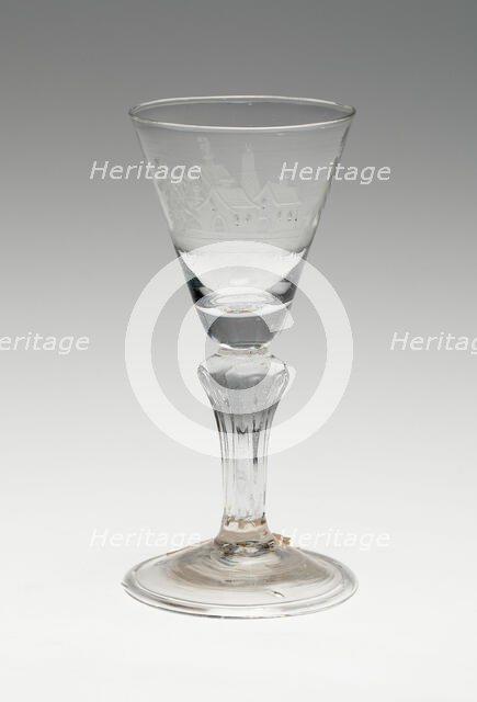 Wine Glass, Germany, c. 1750. Creator: Unknown.