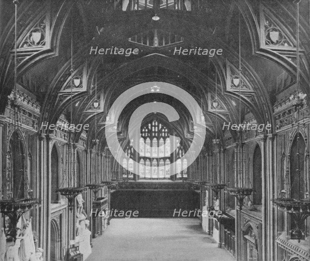 Interior of the Guildhall, City of London, c1904 (1906). Artist: Photochrom Co Ltd of London.
