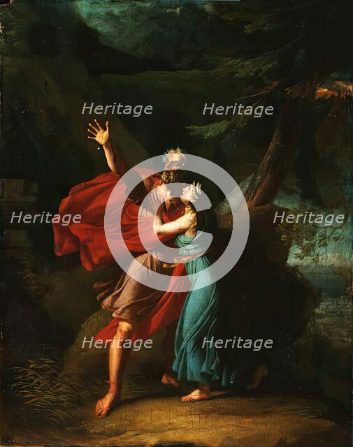 Oedipus and Antigone, c1795. Creator: Charles Thevenin.