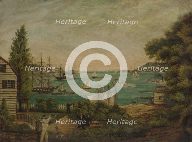 View from Staten Island, ca. 1855. Creator: Unknown.