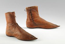 Boots, British, 1790-1820. Creator: Unknown.