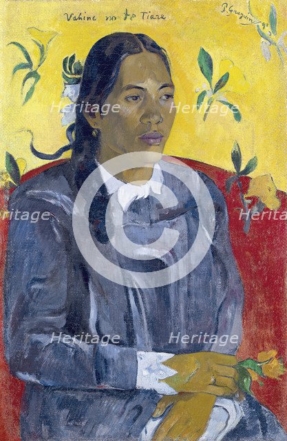 Vahine no te Tiare (Woman with a Flower).