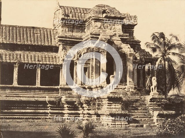 Portique d'entrée de la Grande Galerie de la Pagode, 1866. Creator: Emile Gsell.