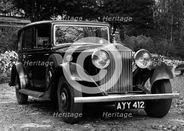 1934 Rolls-Royce 20/25 limousine with coachwork by Barker. Creator: Unknown.