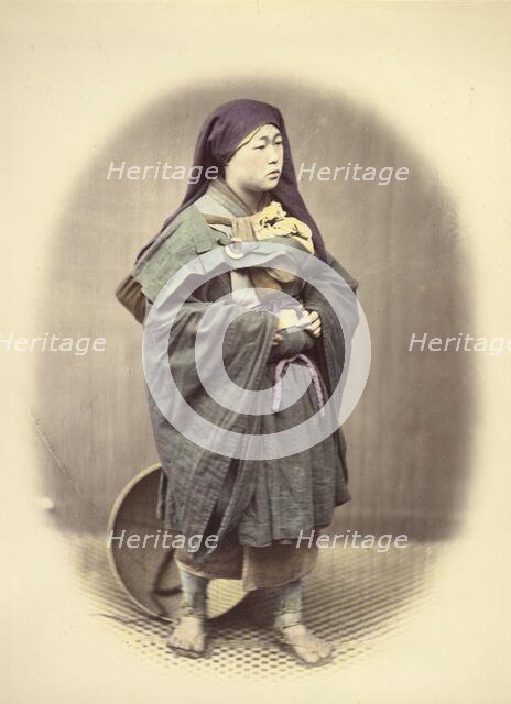 Mendicant Nun, 1866-1867. Creator: Felice Beato.