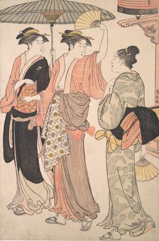 The Fifth Month, from the series Twelve Months in the Southern Pleasure District (Minami j..., 1784. Creator: Torii Kiyonaga.