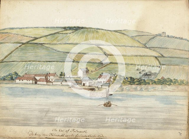 Falmouth quay, 1778. Creator: Jan Brandes.