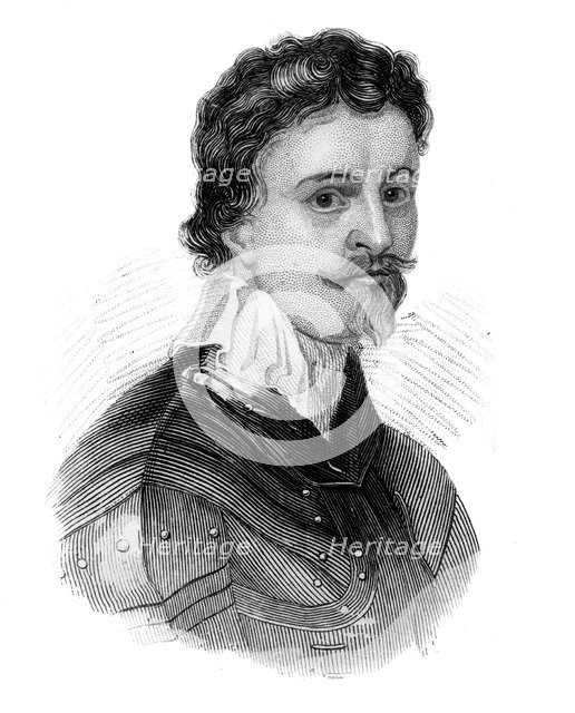 Sir Thomas Wentworth, 1st Earl of Strafford, 17th century English statesman, (c1850). Artist: Unknown