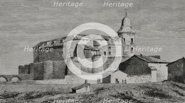 Castle of the Archive of Simancas, Valladolid province, Spain, 1878.  Creator: Tomás Carlos Capuz.