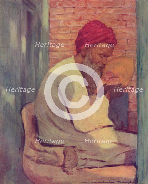 'A Slipper-maker', 1903. Artist: Mortimer L Menpes.