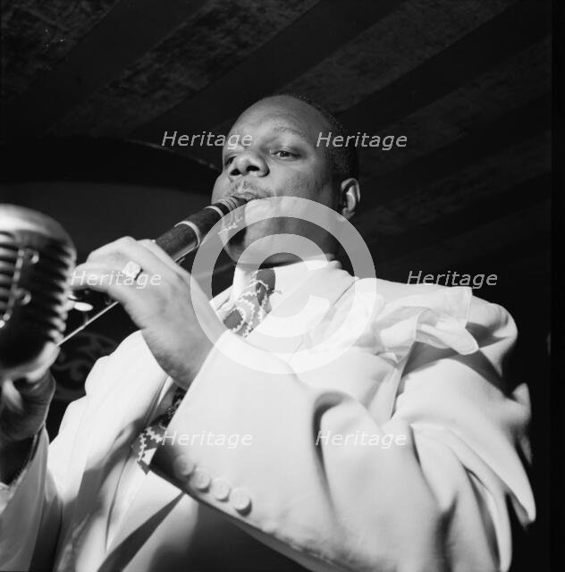 Portrait of Harry Carney, Aquarium, New York, N.Y., ca. Nov. 1946. Creator: William Paul Gottlieb.